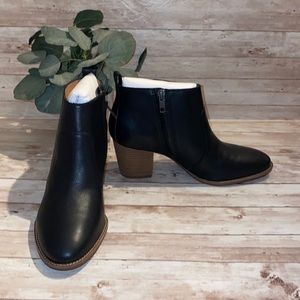 Madewell The Brenner Boot - true black -size 8